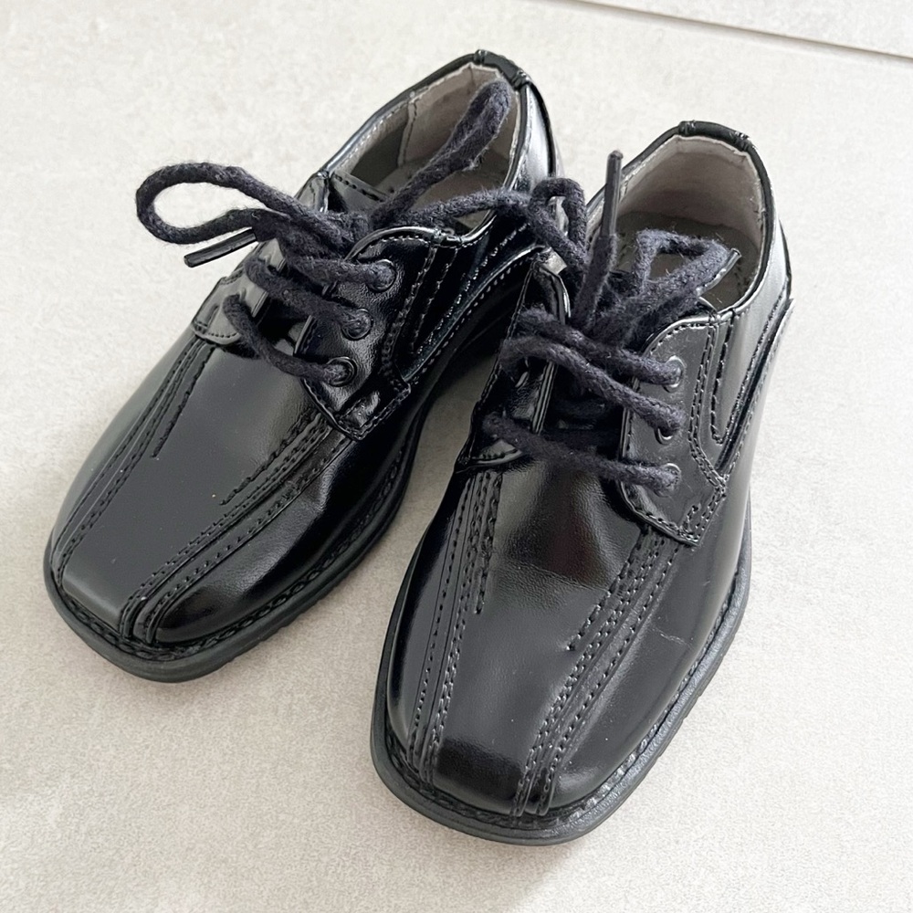 Stacy Adams Black Oxford Toddler Boy Dress Shoes Size 6